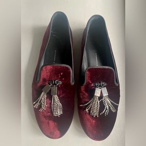 Giuseppe Zanortti velvet loafers